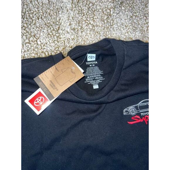 Toyota Supra MK4 T Shirt Mens Medium Black Graphic Tee JDM Car NWT Official - Picture 4 of 5